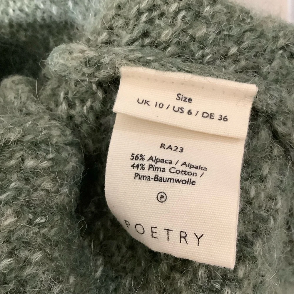 Poetry Cotton & Alpaca Open Front Cardigan - Picture 6 of 6